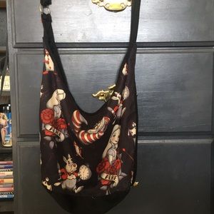 Alice in wonderland hobo bag